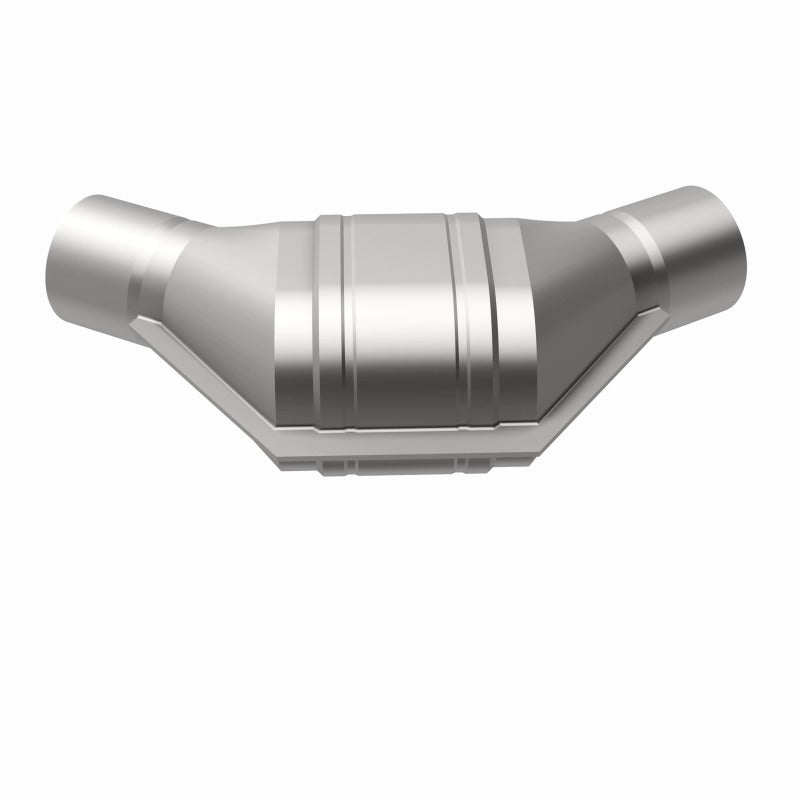 MagnaFlow Universal Catalytic Converter 2.25 Angled In/Out Front CA