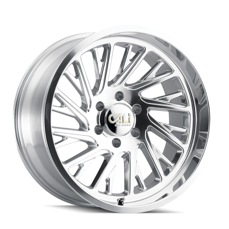 Cali Off-Road 9114 Purge 20x10 / 6x135 BP / -25mm Offset / 87.1mm Hub Polished Wheel