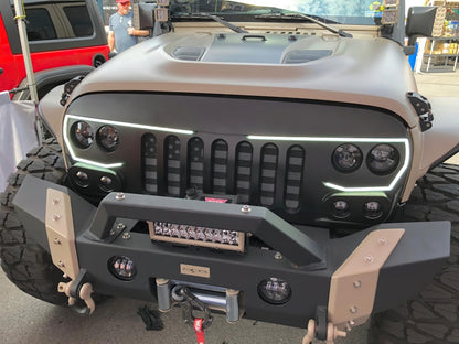 Oracle VECTOR Series Full LED Grille - Jeep Wrangler JK - NA