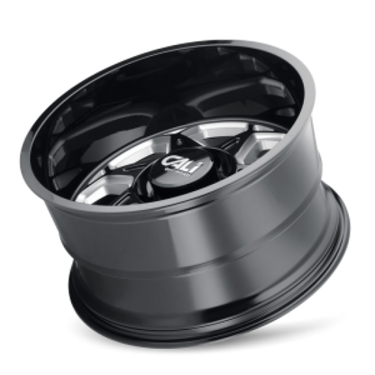 Cali Off-Road 9111 Sevenfold 20x12 / 6x135 BP / -51mm Offset / 87.1mm Hub Gloss Black Milled Wheel