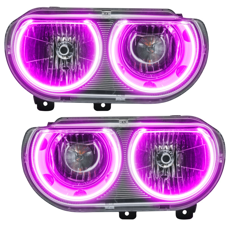 Oracle 08-14 Dodge Challenger SMD HL (Non-HID) - ColorSHIFT