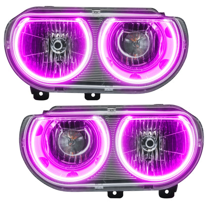 Oracle 08-14 Dodge Challenger SMD HL (Non-HID) - ColorSHIFT