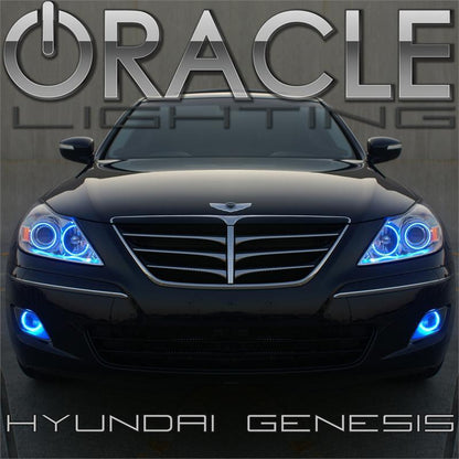 Oracle 09-10 Hyundai Genesis LED Headlight Halo Kit - Blue