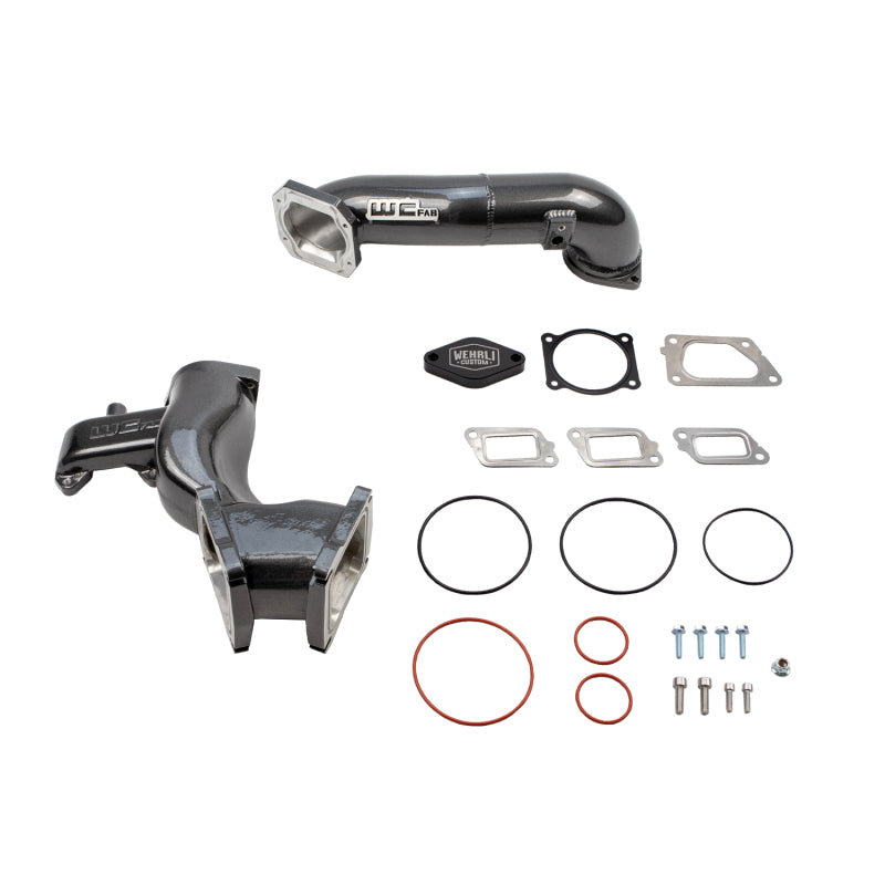 Wehrli 11-16 Chevrolet 6.6L LML Duramax High Flow Y-Bridge Kit - Gloss White