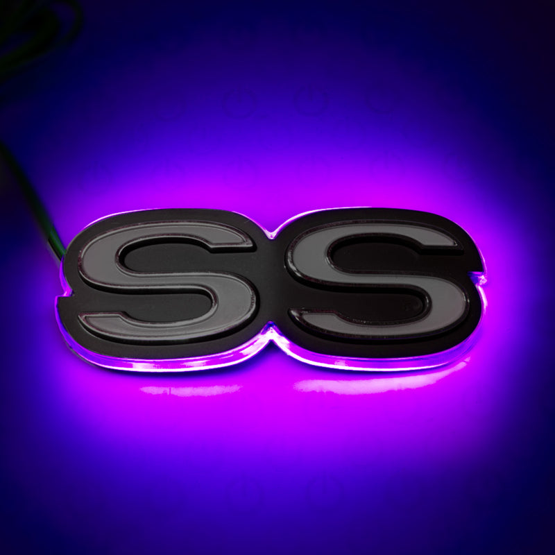 Oracle Chevrolet Camaro SS Illuminated Emblem - UV/Purple