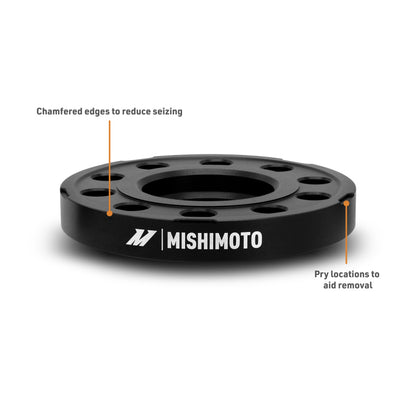 Mishimoto Wheel Spacers - 5x112 - 66.5 - 15 - M14 - Black