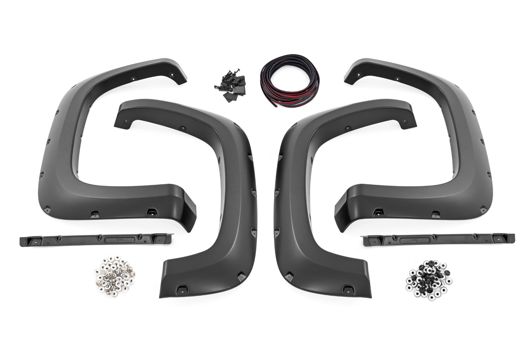 Pocket Fender Flares | GBA Black | Chevy Silverado 2500 HD/3500 HD (20-26)