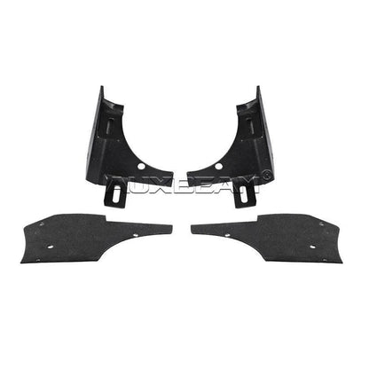 2pcs Black Dual A-Pillar Light Lower Windshield Hinge Mounting Brackets LED Working Pod Light Bar Mounts for Jeep Wrangler TJ 1997-2006
