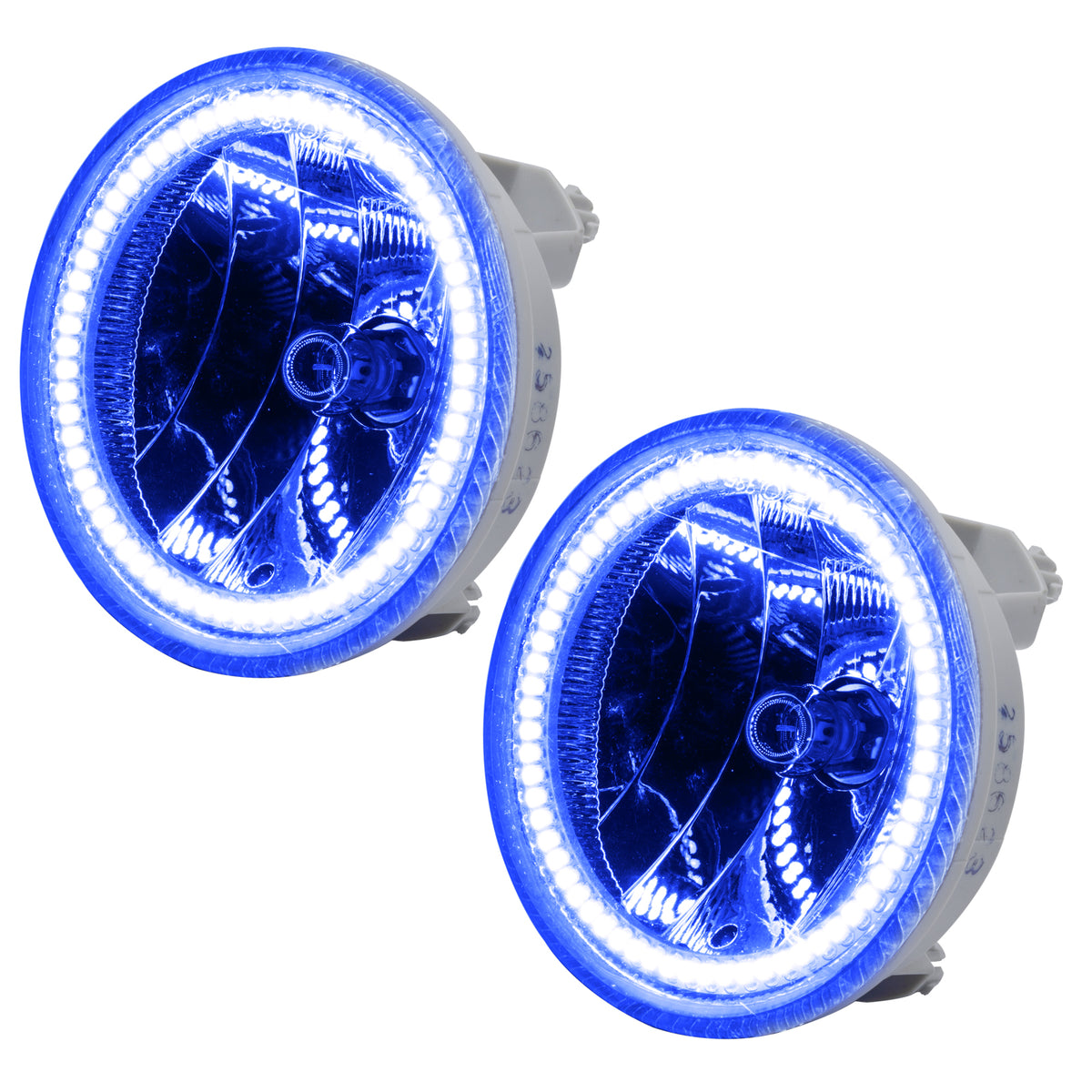 2010-2013 Chevrolet Camaro Pre-Assembled LED Halo Fog Lights - (Non-RS) - Blue