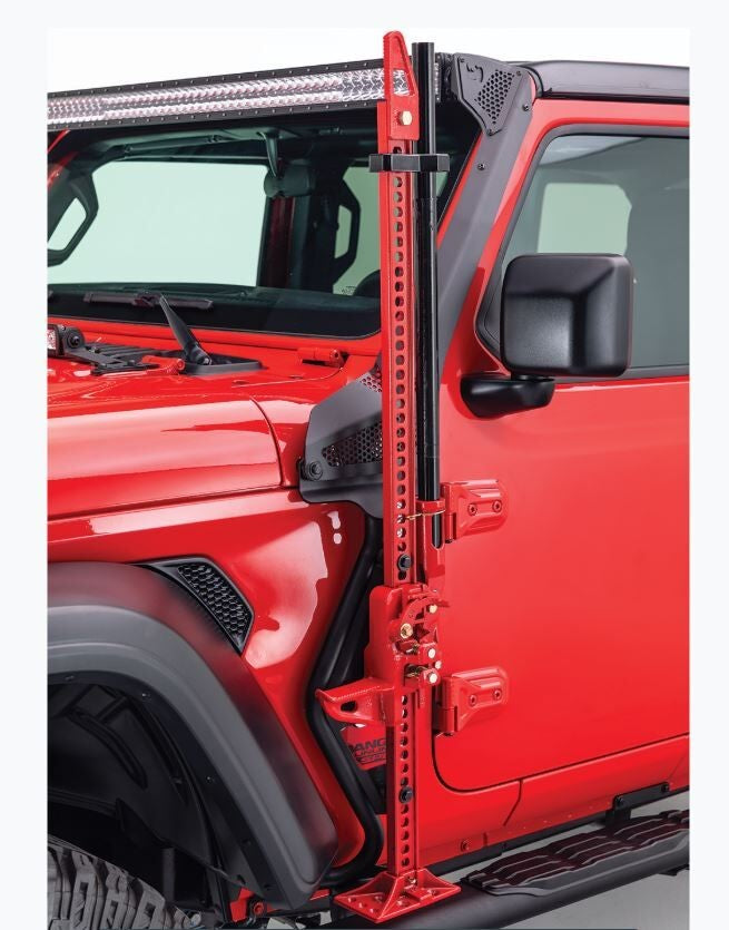 Exterior Jack Mount Textured Black 2018-2026 Jeep Wrangler JL 2020-2025 Jeep Gladiator Go Rhino