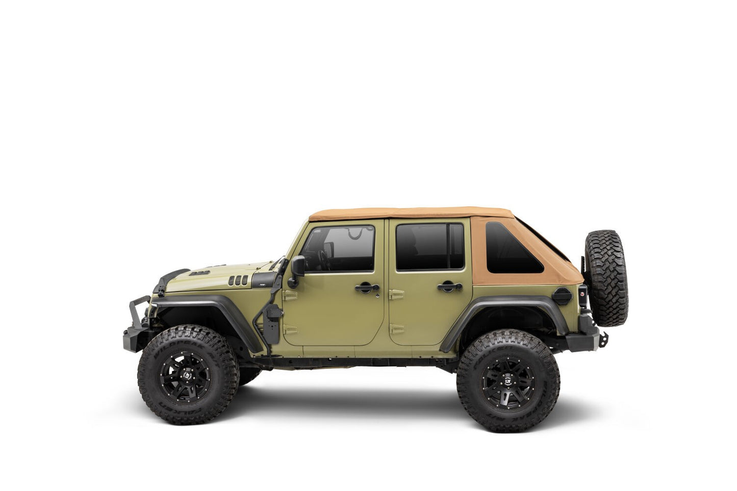 Exterior Jack Mount Textured Black For 2007-2018 Jeep Wrangler JK 2 Door Go Rhino