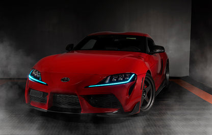 Oracle 20-21 Toyota Supra GR RGB+A Headlight DRL Kit - ColorSHIFT w/ Simple Controller