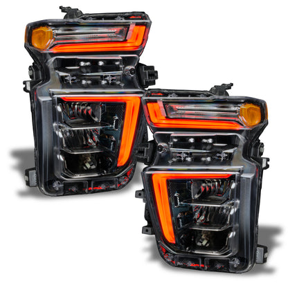 Oracle 20-21 Chevy Silverado HD 2500 RGB+W Headlight DRL Kit - ColorSHIFT w/o Controller