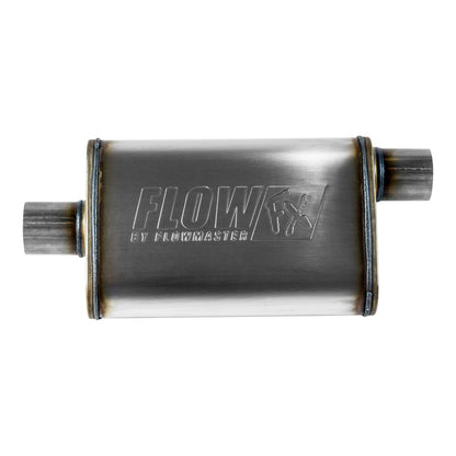 Flow Fx Muffler Flow Fx Muffler 2.50 Offset In/ 2.50 Center Out Moderate Sound Stainless Steel Flowmaster