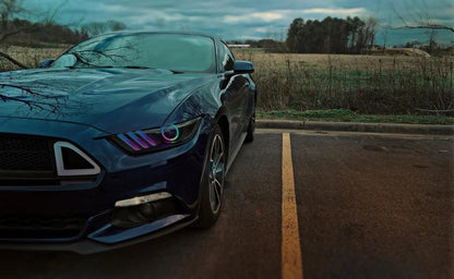 Oracle 15-17 Ford Mustang V6/GT/Shelby Dynamic DRL w/ Halo Kit - ColorSHIFT - Dynamic