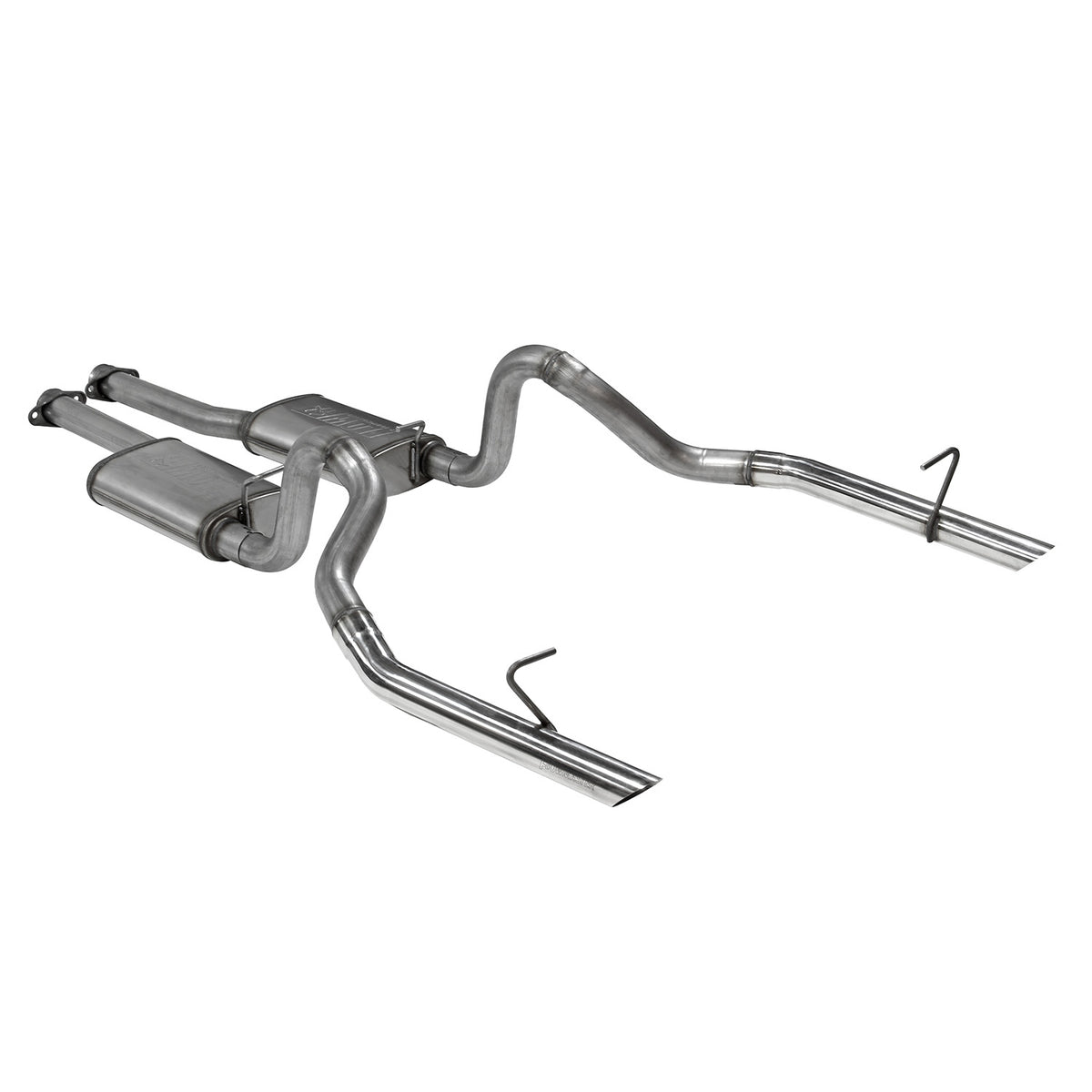 Flow Fx Cat-Back Exhaust System 1986-1993 Ford Mustang Lx 5.0L (1986 Gt) Flow Fx Cat-Back, 2.5 Inch 409 Stainless Steel Exhaust System Flowmaster