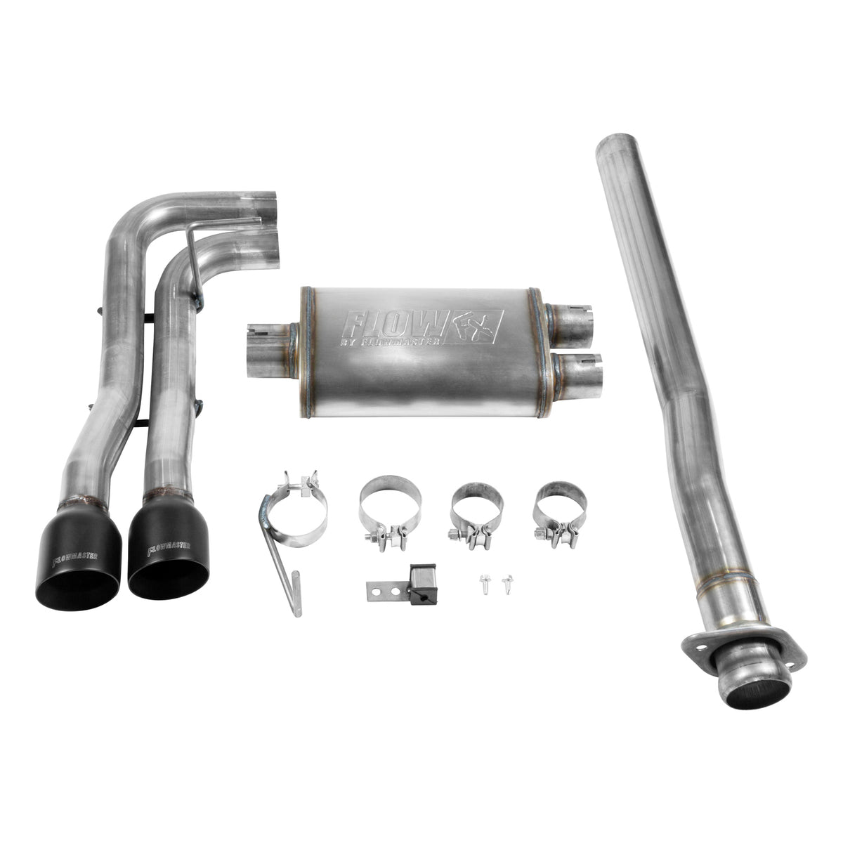 Flow Fx Cat-Back Exhaust System 2015-2020 Ford F-150 With 2.7L/3.3L/3.5L Ecoboost, 3.5L Tivct Or 5.0L Engines Aggressive To Moderate Sound Flowmaster