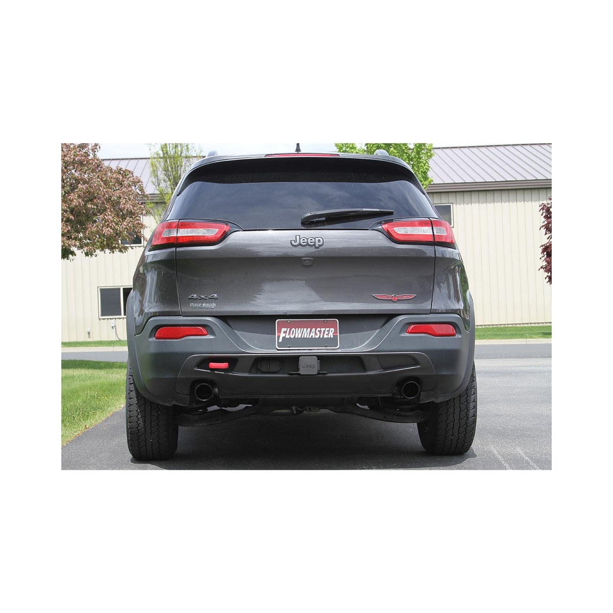 Flow Fx Cat-Back Exhaust System Fits 2014-2022 Jeep Cherokee 3.2-Liter, Flow Fx Cat-Back 2.5-Inch Stainless Steel Exhaust System, 3.5-Inch Black Ceramic Tips, Dual Out Rear Exit Flowmaster