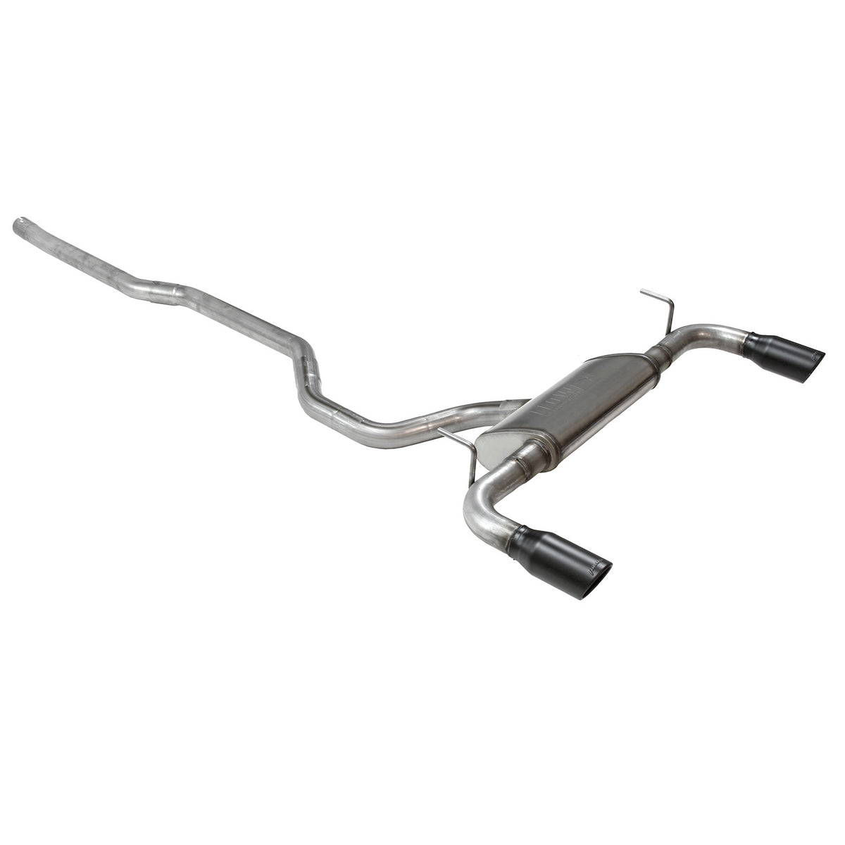 Flow Fx Cat-Back Exhaust System Fits 2014-2022 Jeep Cherokee 3.2-Liter, Flow Fx Cat-Back 2.5-Inch Stainless Steel Exhaust System, 3.5-Inch Black Ceramic Tips, Dual Out Rear Exit Flowmaster
