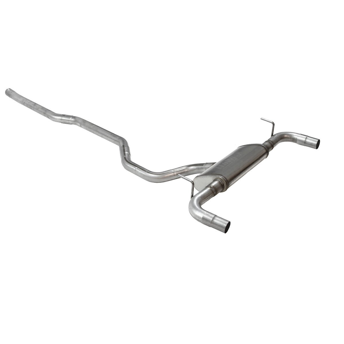 Flow Fx Cat-Back Exhaust System Fits 2014-2022 Jeep Cherokee 3.2-Liter, Flow Fx Cat-Back 2.5-Inch Stainless Steel Exhaust System, 3.5-Inch Black Ceramic Tips, Dual Out Rear Exit Flowmaster