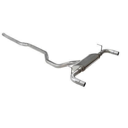 Flow Fx Cat-Back Exhaust System Fits 2014-2022 Jeep Cherokee 3.2-Liter, Flow Fx Cat-Back 2.5-Inch Stainless Steel Exhaust System, 3.5-Inch Black Ceramic Tips, Dual Out Rear Exit Flowmaster
