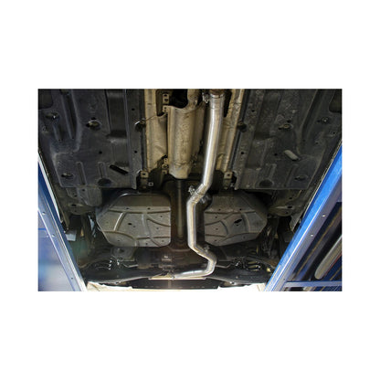 Flow Fx Cat-Back Exhaust System Fits 2014-2022 Jeep Cherokee 3.2-Liter, Flow Fx Cat-Back 2.5-Inch Stainless Steel Exhaust System, 3.5-Inch Black Ceramic Tips, Dual Out Rear Exit Flowmaster