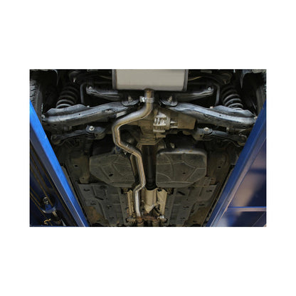 Flow Fx Cat-Back Exhaust System Fits 2014-2022 Jeep Cherokee 3.2-Liter, Flow Fx Cat-Back 2.5-Inch Stainless Steel Exhaust System, 3.5-Inch Black Ceramic Tips, Dual Out Rear Exit Flowmaster
