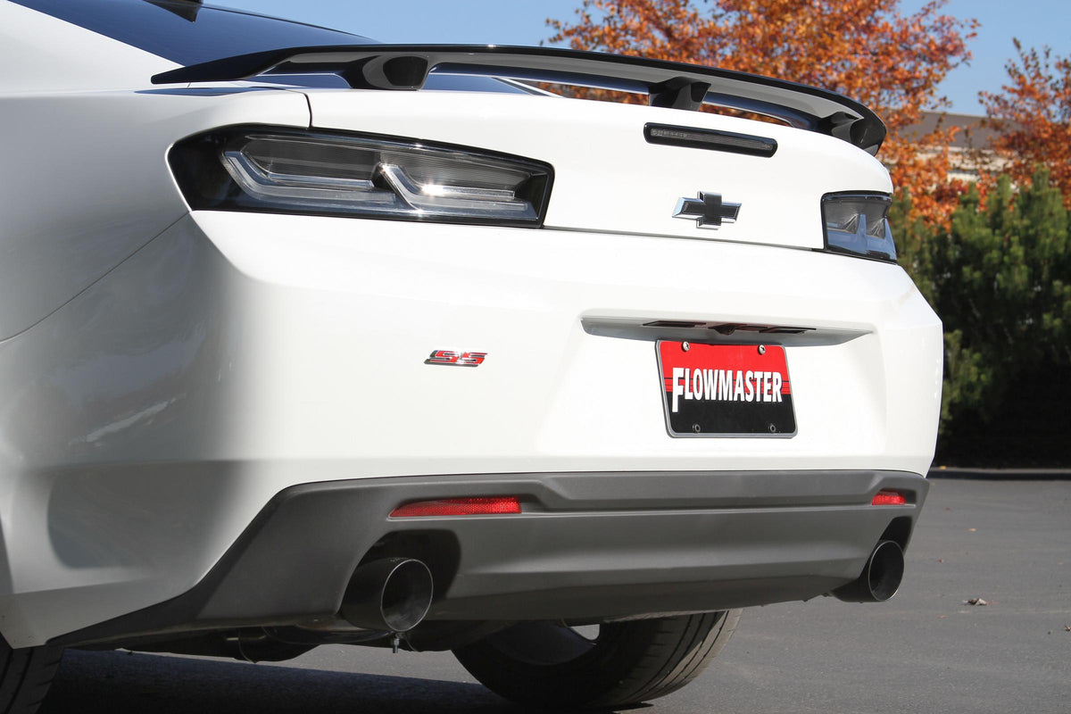 Flow Fx Axle-Back Exhaust System Fits 2016-2024 Chevrolet Camaro SS With 6.2L Engine Aggressive To Moderate Sound Flowmaster