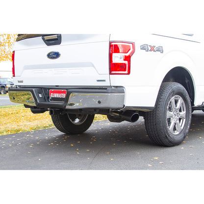 Flow Fx Cat-Back Exhaust System Fits 2015-2020 Ford F-150 With 2.7L/3.3L/3.5L Ecoboost, 3.5L Tivct Or 5.0L Engine Aggressive To Moderate Sound Flowmaster