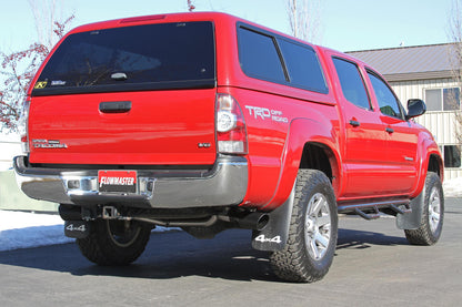 Flow Fx Cat-Back Exhaust System Fits 2005-2015 Toyota Tacoma 4.0L Engine, Flow Fx Stainless Steel, Dual Exit, Cat-Back Exhaust System, 2/4 Wd And All Wheelbases Moderate Sound Flowmaster