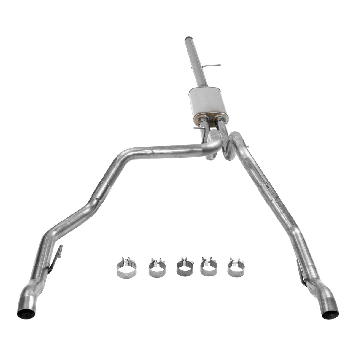 Flow Fx Cat-Back Exhaust System Fits 2019-2026 Chevrolet Silverado 1500/Gmc Sierra 1500 Crew Cab/Double Cab Models With 5.3L Engine And Factory Dual Tailpipes Aggressive To Moderate Sound Flowmaster