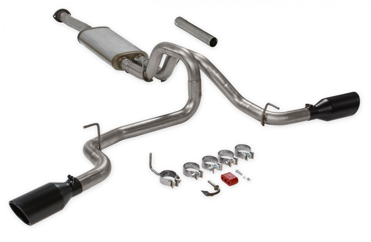 Flow Fx Cat-Back Exhaust System Fits 2016-2023 Tacoma 3.5L, Flow Fx, Stainless Steel, Dual Exit Exhaust System, 2/4 Wheel Drive, All Wheelbases Aggressive To Moderate Sound Flowmaster
