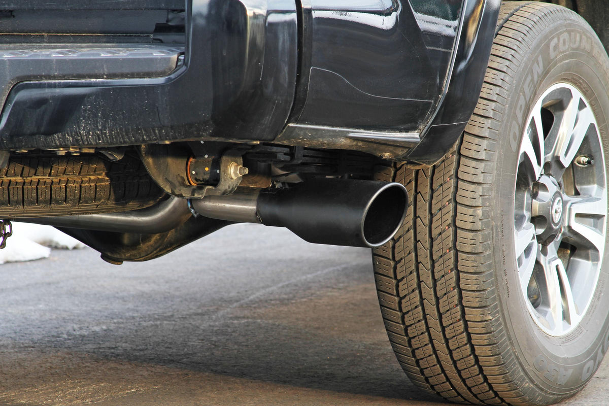 Flow Fx Cat-Back Exhaust System Fits 2016-2023 Tacoma 3.5L, Flow Fx, Stainless Steel, Dual Exit Exhaust System, 2/4 Wheel Drive, All Wheelbases Aggressive To Moderate Sound Flowmaster