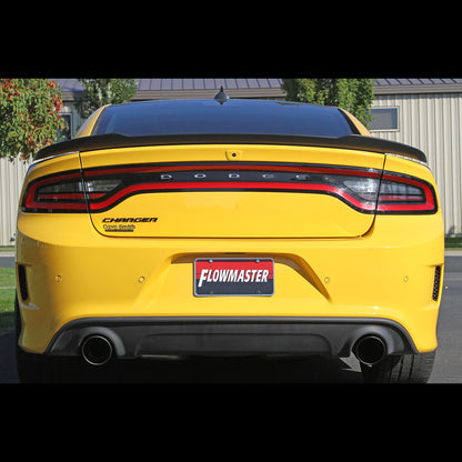 Flow Fx Cat-Back Exhaust System Fits 2015-2023 Dodge Charger Hellcat 6.2L And Srt With The 6.4L Hemi Engine And Factory Active Exhaust Valves Aggressive To Moderate Sound Flowmaster