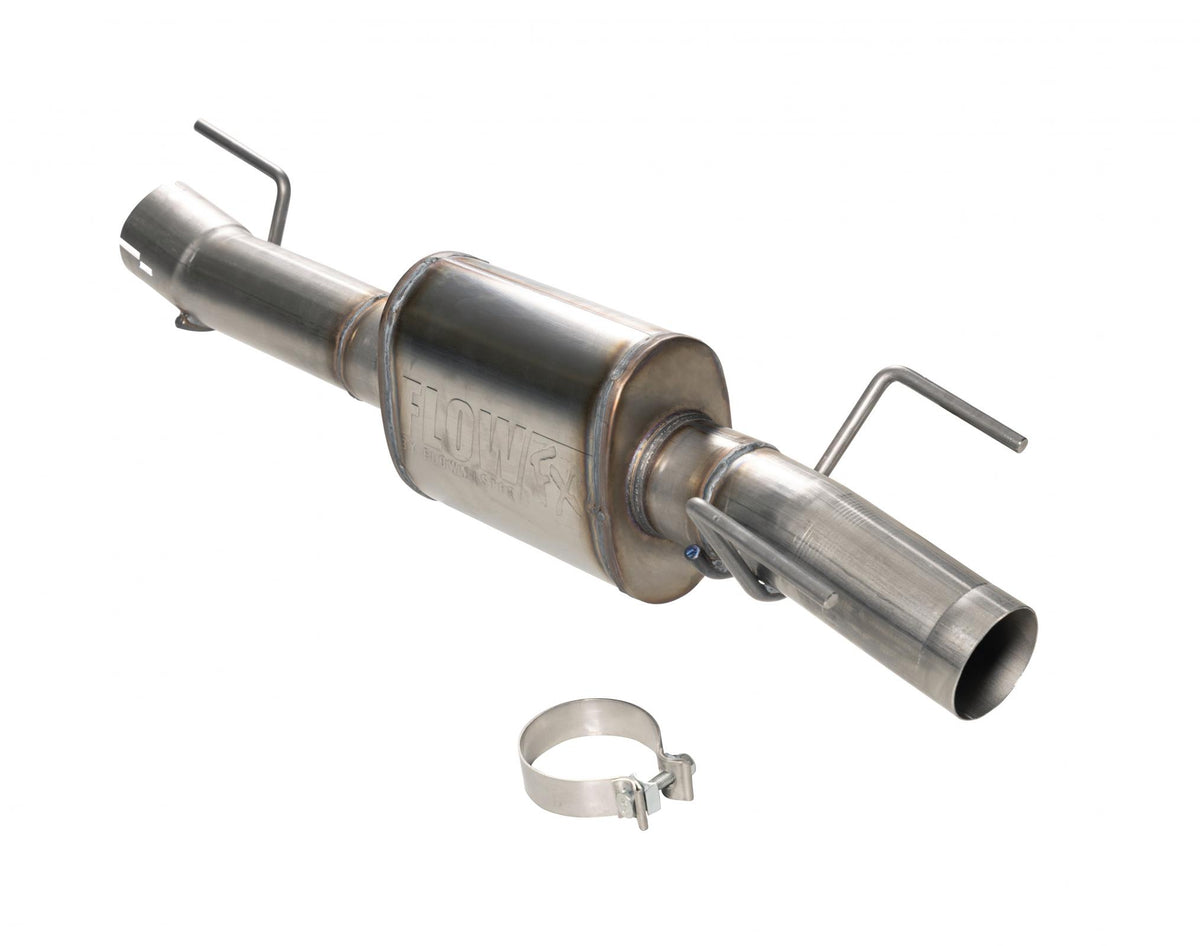 Flow Fx Direct Fit Muffler Fits 14-25 Ram 2500/3500 6.4L Gas Engine Ffx Direct Fit Muffler Exhaust System, 409 Stainless Steel Flowmaster