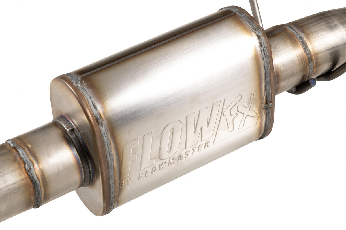 Flow Fx Direct Fit Muffler Fits 14-25 Ram 2500/3500 6.4L Gas Engine Ffx Direct Fit Muffler Exhaust System, 409 Stainless Steel Flowmaster
