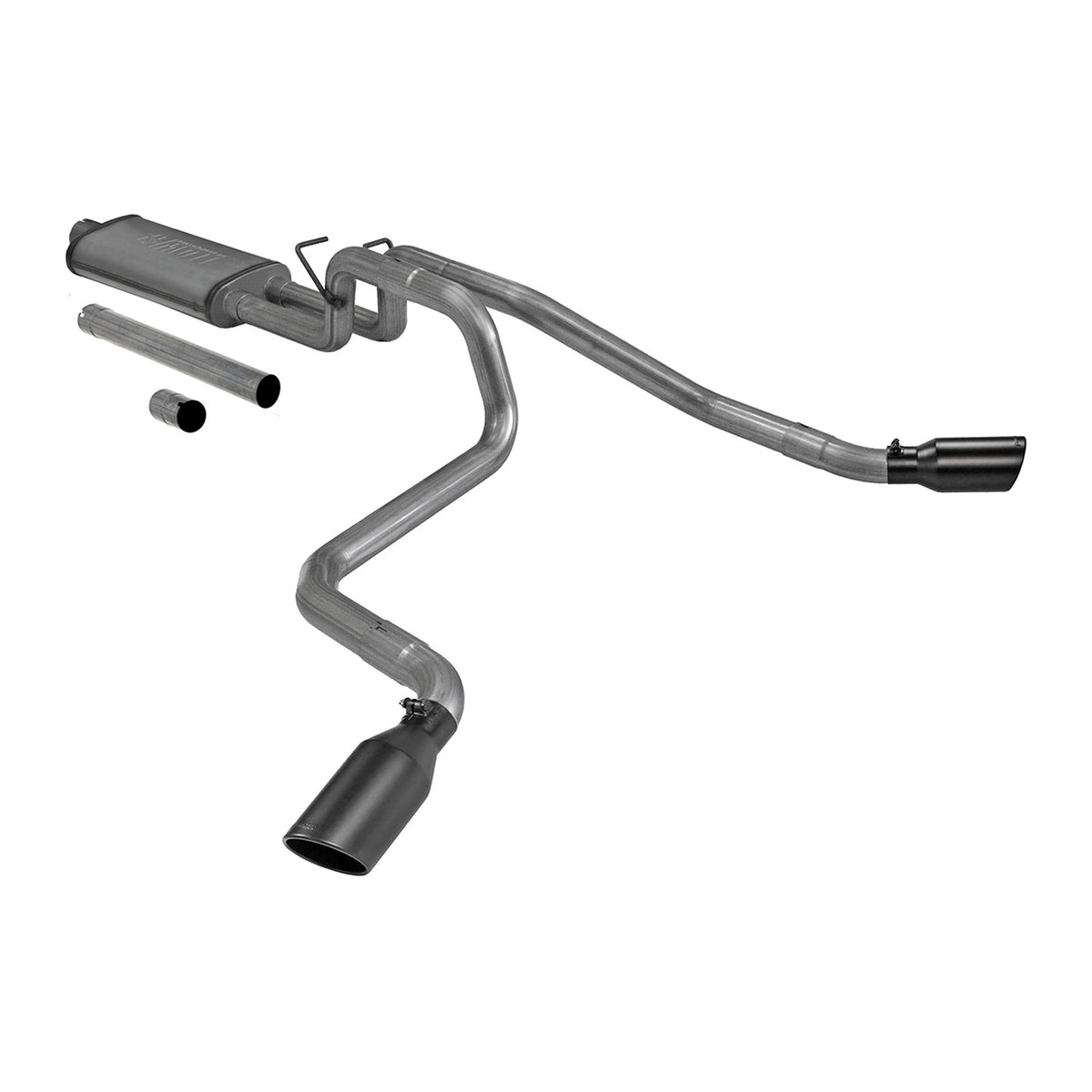 Flow Fx Cat-Back Exhaust System Fits 1994-2001 Dodge Ram 1500 And 1994-2002 2500/3500 With 3.9L / 5.2L / 5.9L Engines, Stainless Steel, Dual Exit Flowmaster
