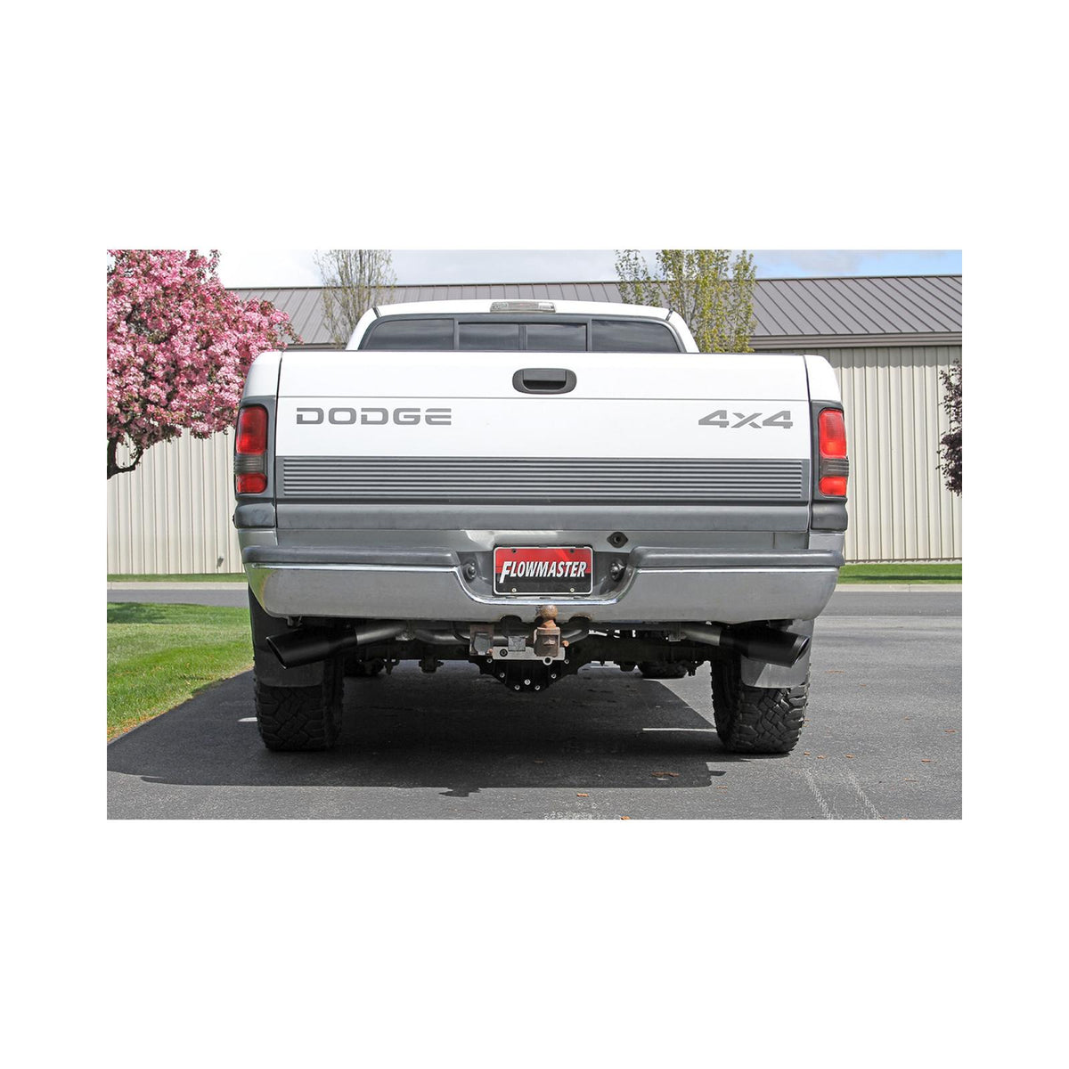 Flow Fx Cat-Back Exhaust System Fits 1994-2001 Dodge Ram 1500 And 1994-2002 2500/3500 With 3.9L / 5.2L / 5.9L Engines, Stainless Steel, Dual Exit Flowmaster