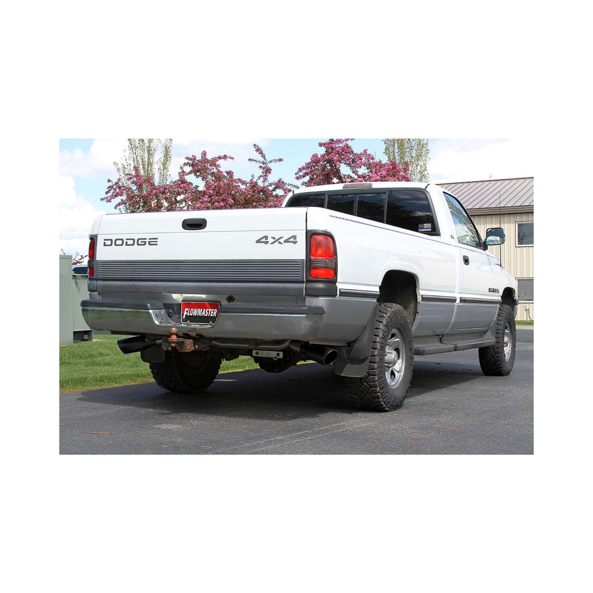Flow Fx Cat-Back Exhaust System Fits 1994-2001 Dodge Ram 1500 And 1994-2002 2500/3500 With 3.9L / 5.2L / 5.9L Engines, Stainless Steel, Dual Exit Flowmaster
