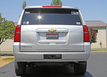 Flow Fx Cat-Back Exhaust System Fits 2015-2020 GM Tahoe/Yukon 5.3L, Flow Fx Cat-Back, Dual Out Same Side Exit, Stainless Steel Exhaust System Flowmaster