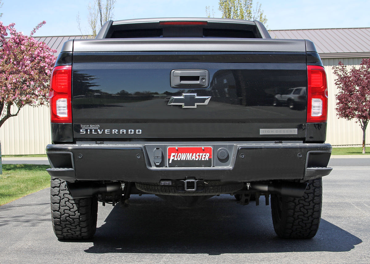Flow Fx Cat-Back Exhaust System Fits 2011-2018 GM 1500 6.2-Liter Cat-Back, Dual Side Exit, Stainless Steel Exhaust System Flowmaster