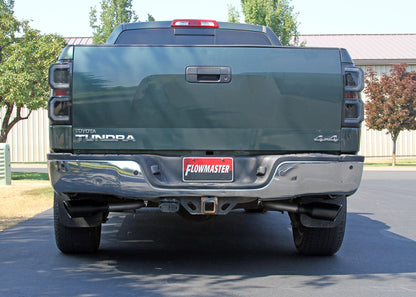 Flow Fx Cat-Back Exhaust System Fits 2007-2009 Toyota Tundra With 5.7-Liter V8, Flow Fx Cat-Back, Dual Side Exit, Stainless Steel Exhaust System Flowmaster