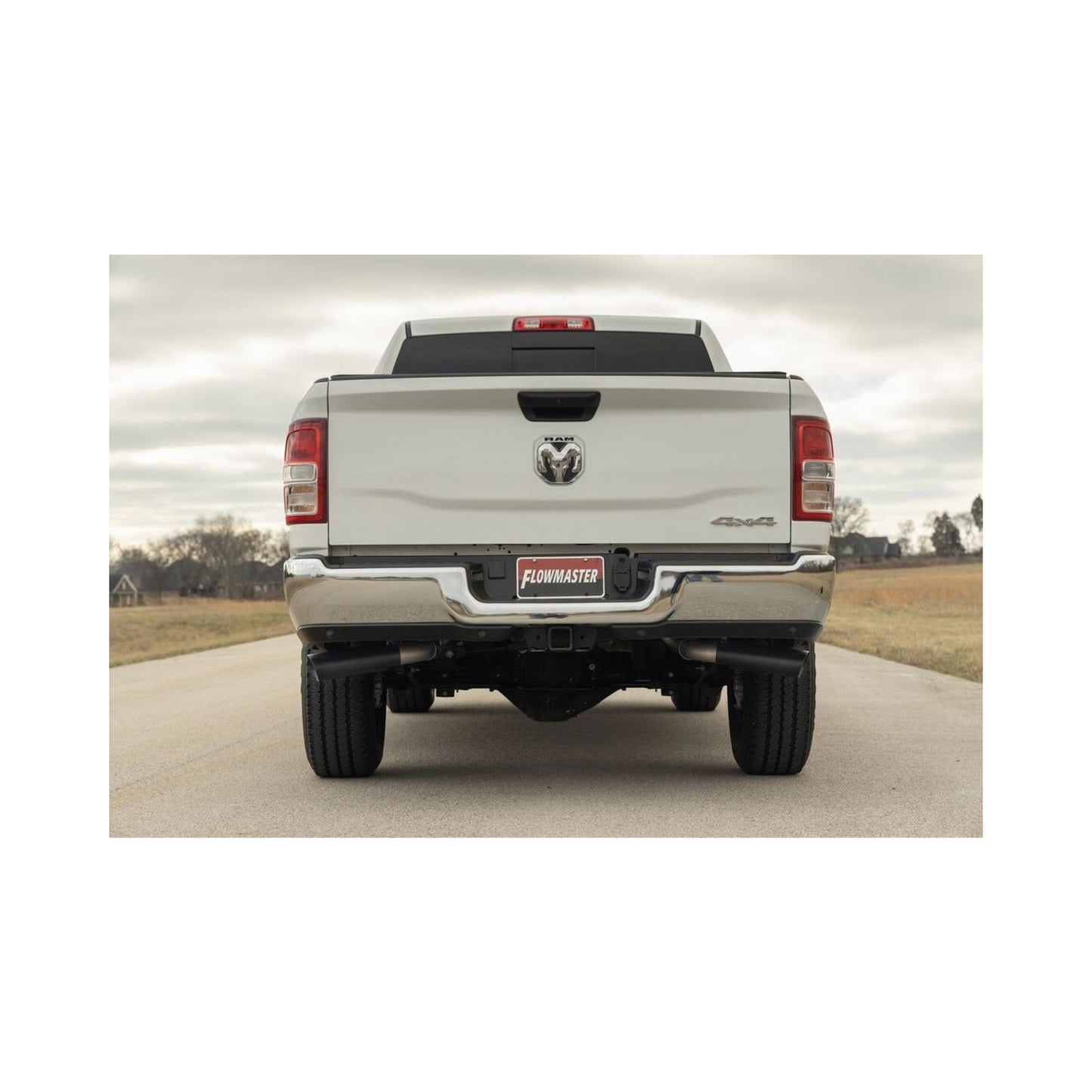 Flow Fx Cat-Back Exhaust System Fits 2014-2024 Ram 2500 6.4-Liter Hemi, Cat-Back, Dual Rear Exit, Flow Fx Stainless Steel Exhaust System Flowmaster