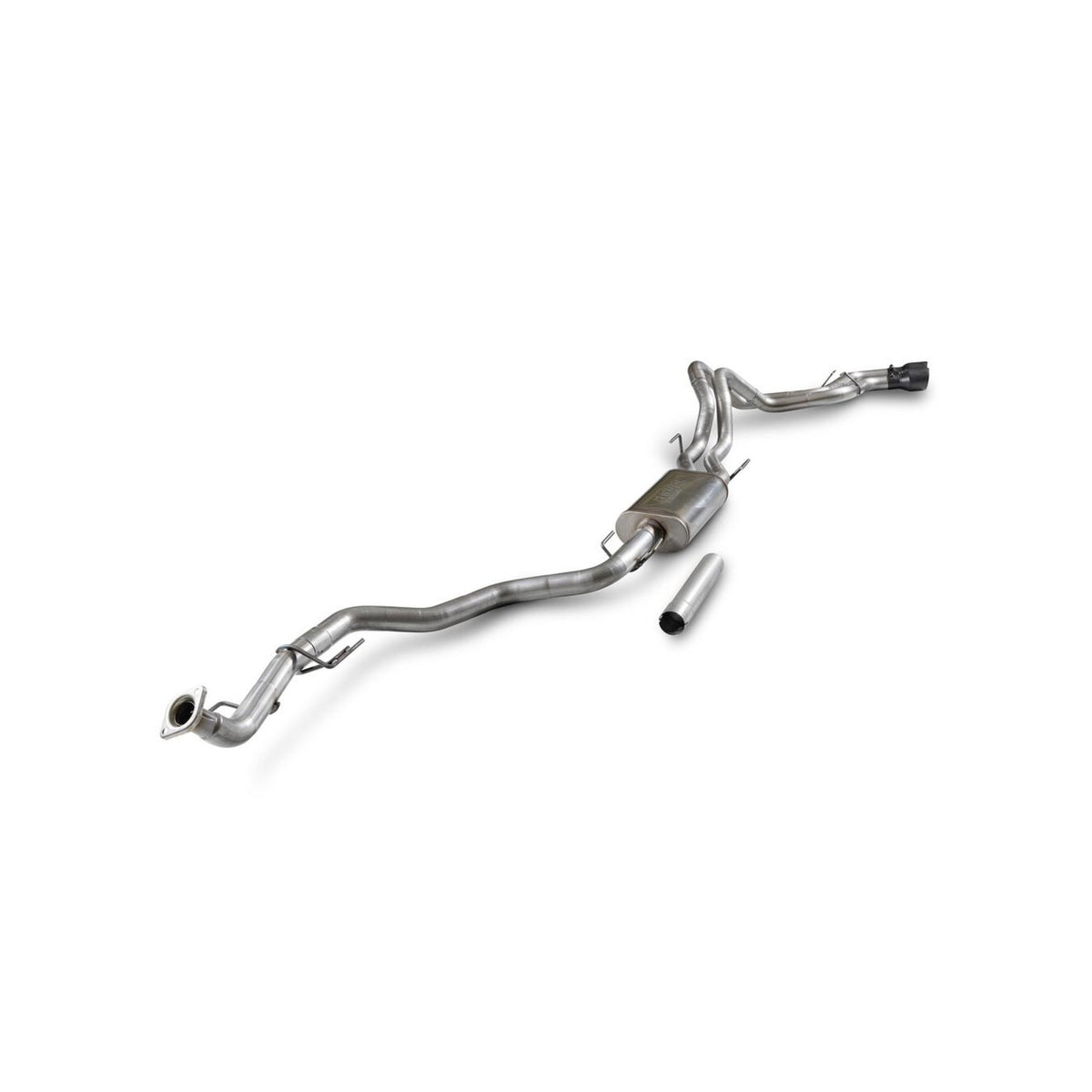 Flow Fx Cat-Back Exhaust System Fits 2024-2025 Toyota Tacoma 2.4-Liter, All Wheelbases, Flowfx Dual Out Same Side Cat-Back Exhaust System, Stainless Steel – Moderate Sound Flowmaster