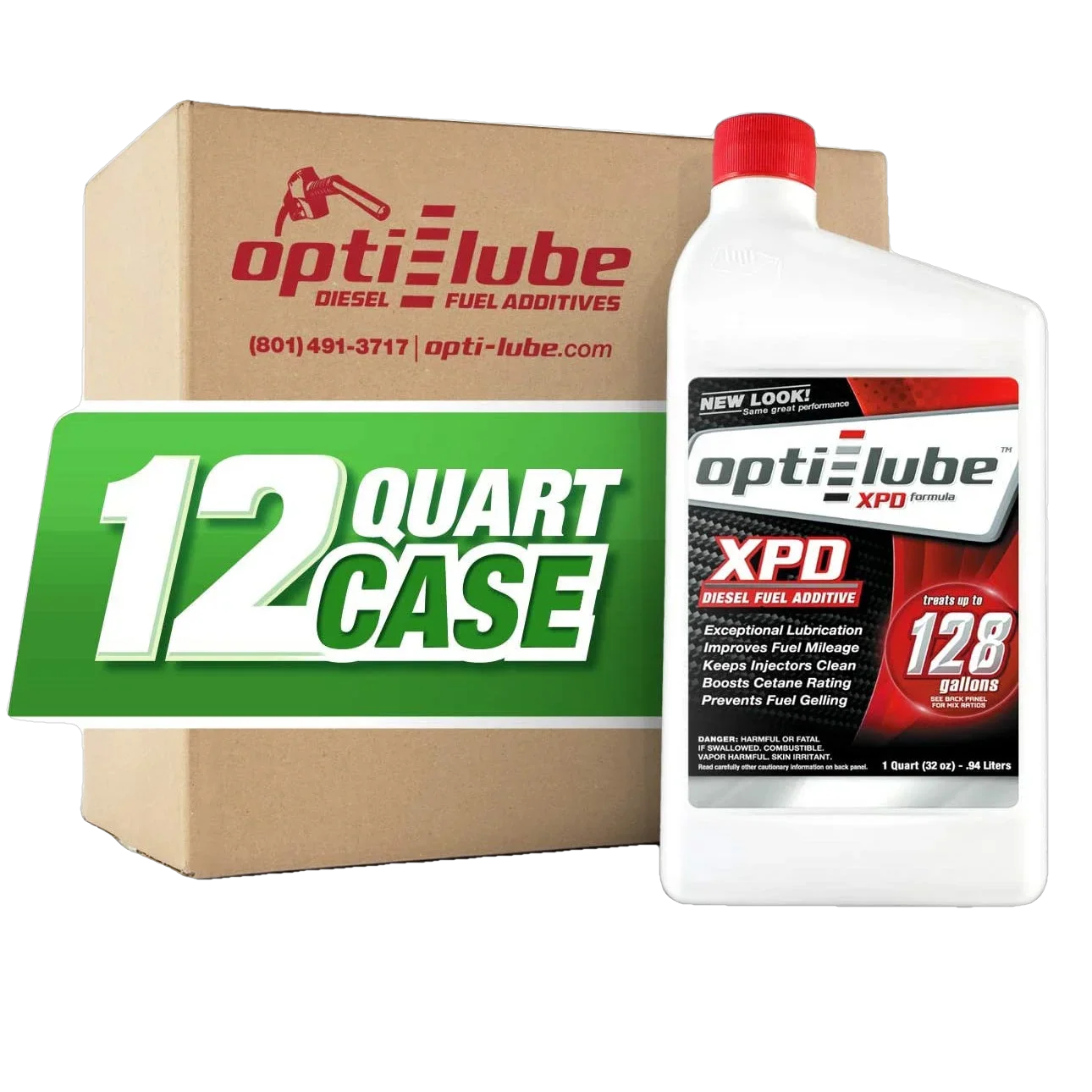 Opti-Lube XPD All-In-One Diesel Fuel Additive: Case of 12 Quarts, 1