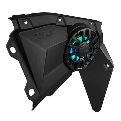 DS18 Loaded 6.5in Dash Board Speaker Panel Encl Left + Right 2x NXL-IQ6/BK Included 2017+ Can-Am Mav