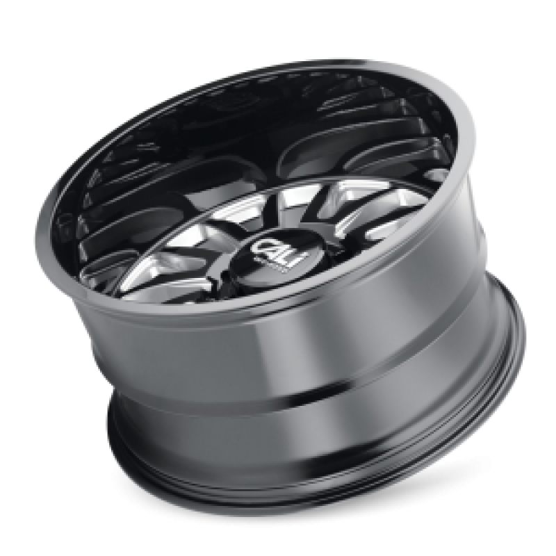 Cali Off-Road 9110 Summit 24x14 / 8x165.1 BP / -76mm Offset / 125.2mm Hub Gloss Black Milled Wheel