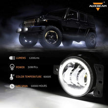 (2pcs/set) 4 Inch 30W Round LED Fog Lights With DRL&Amber Turn Signal for Jeep Wrangler JL JLU 2018 2019 2020