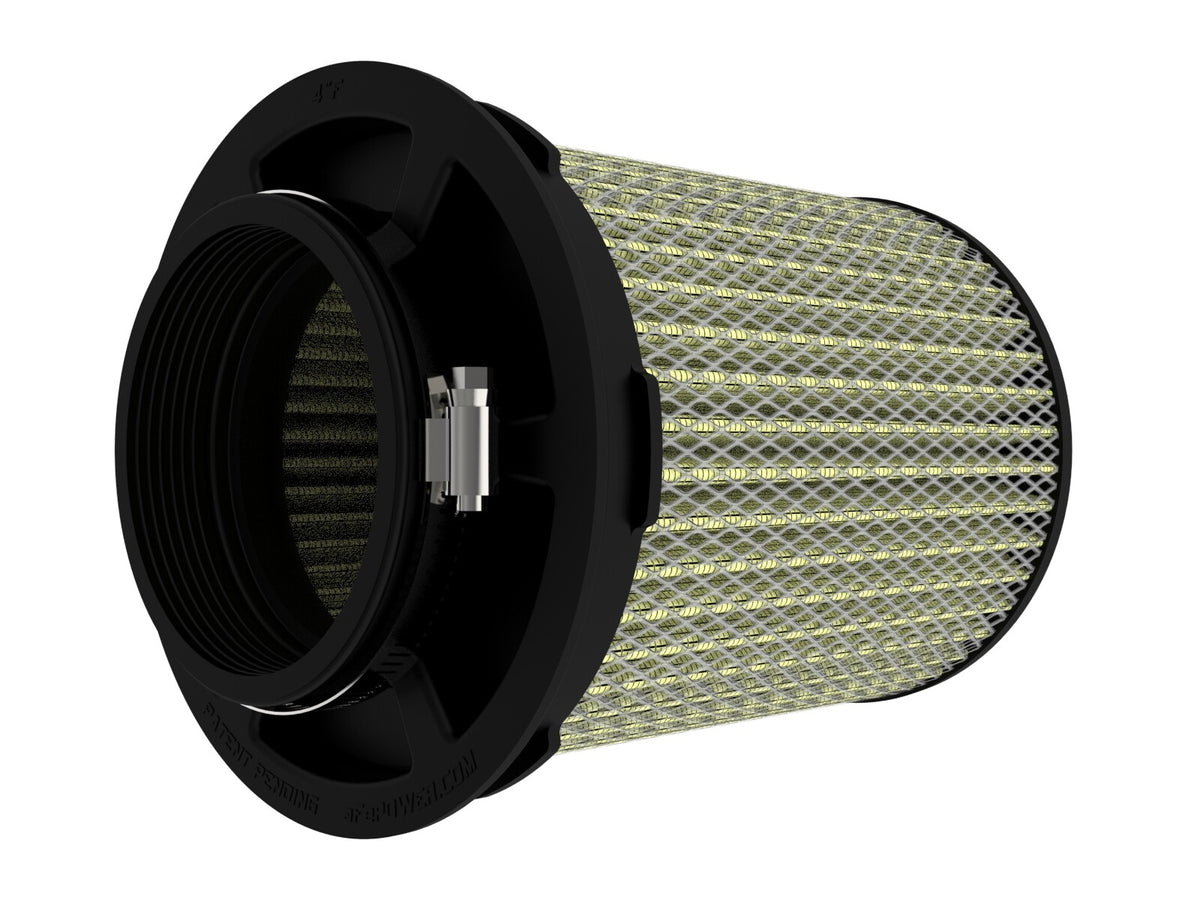 Momentum Intake Replacement Air Filter w/ Pro Guard 7 Media 4 Inch F x 6-1/2 Inch B x 6-1/2 Inch T (Inverted) x 8 Inch H aFe Power