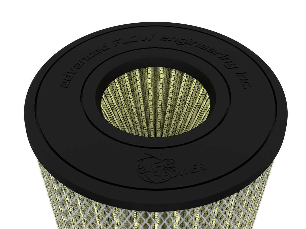 Momentum Intake Replacement Air Filter w/ Pro Guard 7 Media 4 Inch F x 6-1/2 Inch B x 6-1/2 Inch T (Inverted) x 8 Inch H aFe Power
